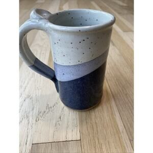 Handmade Pottery Stoneware Speckled Blue Mug